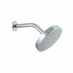 OH SHOWER 150MM RND WITH 240MM ARM & FLG