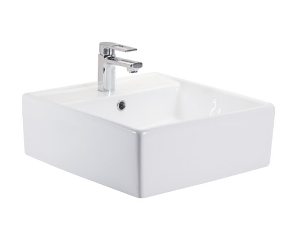 CASKET TABLE TOP WASH BASIN SNOW WHITE