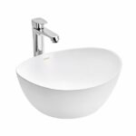 CLOISTER SLIM TABLE TOP WASH BASIN SN WH