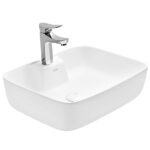 CRESPO TABLE TOP WASH BASIN SNOW WHITE