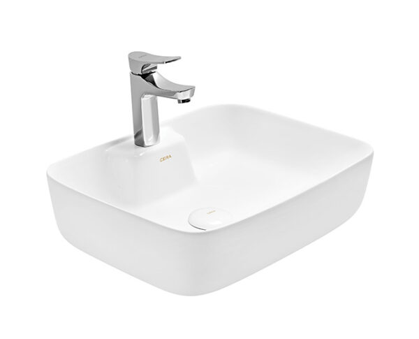 CRESPO TABLE TOP WASH BASIN SNOW WHITE