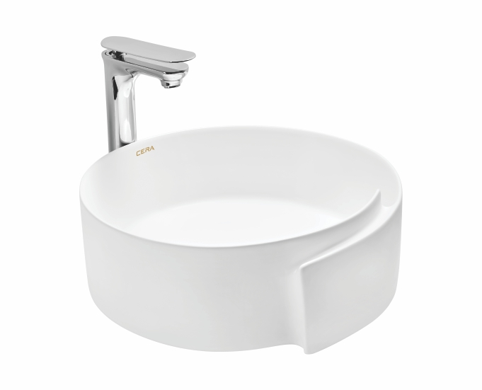 S2020173SN CREME TABLE TOP WASH BASIN SNOW WHITE - Image 1